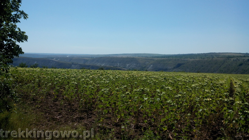 Mołdawia - Dzień 6 widok na Orheiul Vechi trekkingowo