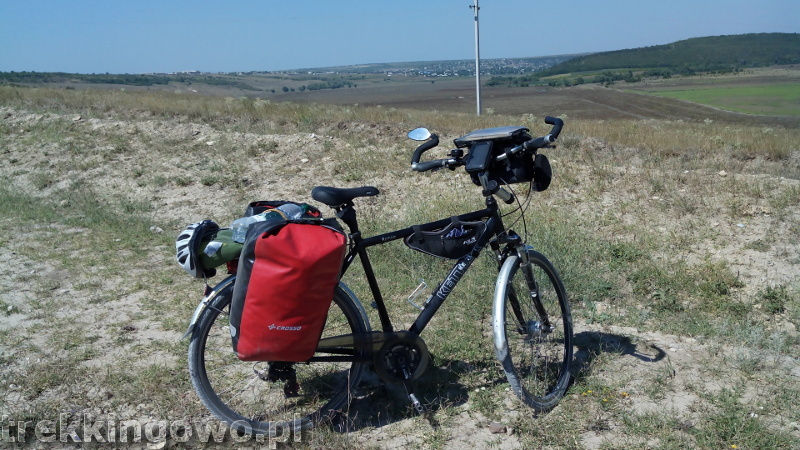 Mołdawia - Dzień 6 biały szuter rower trekkingowo